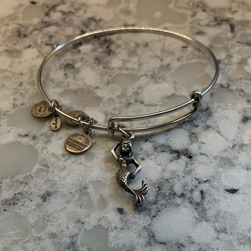 Alex and Ani mermaid Charm Bangle